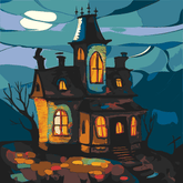 Paint by Numbers Art Illustration