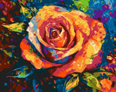 Rosen Blüte Malen nach Zahlen - Versand aus DE