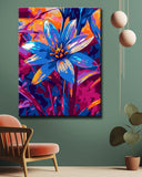 Grind to Count Blue Flower