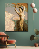 Grind nach Zahlen Akt Asiatin im Wind MNZ-AKT-007