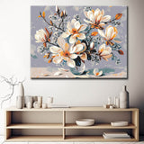 Grind the orchids in a vase