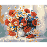 Malen nach Zahlen MohnBlumen