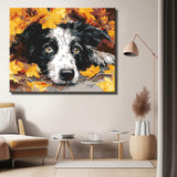 Malen nach Zahlen Treuer Hundeblick