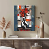 Grind after the picture of the vase abstract