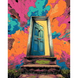 Grind to Count Orange Door
