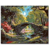 Malen nach Zahlen Steinbrücke