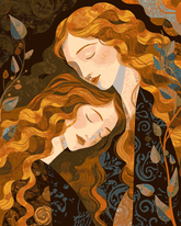 Grind nach Zahlen Akt Frauenkörper