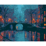Malen nach zahlen holland amsterdam canal