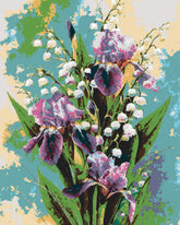 Grind after bread maiglöckchen und Iris