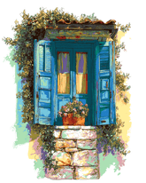 Grind nach Zahlen Blumen Rosenranken