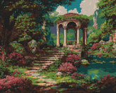Paint by Numbers Pavilion by the Pond