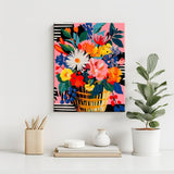 Grind nach Zahlen Sommer Blumenstrauss
