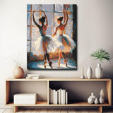 Grind after taking pictures of two ballet dancers