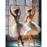 Grind after taking pictures of two ballet dancers