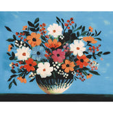Grind nach Zahlen Blumen Blumenstrauß weiß/blau