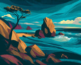 Malen nach Zahlen Bilder Wellengang