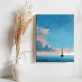 Painting by Numbers Sea Sailboat