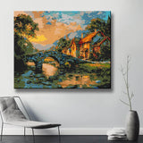 Painting by Numbers Pictures Old Village
