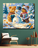 Malen nach Zahlen Bilder maria mit engeln