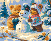 Malen nach Zahlen Bilder maria mit engeln