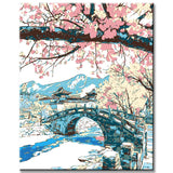 Malen nach Zahlen Frühling China