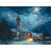 Malen nach Zahlen winterdorf