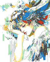 Painting by Numbers Abstract Art Woman Fantasy Figure