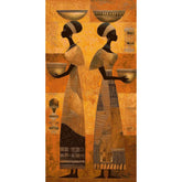 Painting by Numbers Africa Women at Work Modern Art