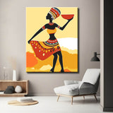 Malen nach Zahlen Afrika Kunst Träger - DC 05
