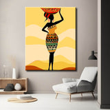 Malen nach Zahlen Afrika Kunst Träger - DC 06