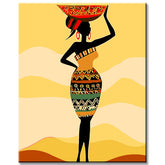 Malen nach Zahlen Afrika Kunst Träger - DC 06