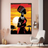 Malen nach Zahlen Afrika Kunst Träger - DC 09