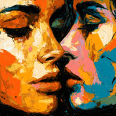 Malen nach Zahlen Art Mann und Frau Together
