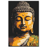 Grind nach zahlen schlafender buddha tradition buddha