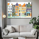 Malen nach Zahlen Altstadt Häuser