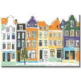 Malen nach Zahlen Altstadt Häuser