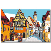 Malen nach Zahlen Rothenburg o.d. Tauber