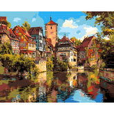Painting by Numbers Schwäbisch Hall Half-Timbered Old Town
