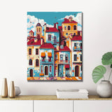 Malen nach Zahlen Kunst Italien Stadt