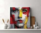 Malen nach Zahlen Moderne Kunst Frau Gesicht