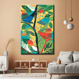 Malen nach Zahlen Moderne Kunst Vögel