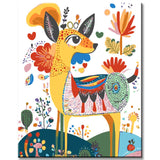 Malen nach Zahlen Moderne Kunst Tiere