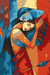 Painting by Numbers Modern Art Love NUDE