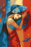 Painting by Numbers Modern Art Love NUDE