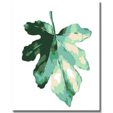 Malen nach Zahlen Pflanze - Kastanie