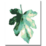 Malen nach Zahlen Pflanze - Kastanie