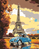 Grind after the Eiffel Tower and 2CV