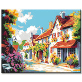 Paint by Numbers England Small Town