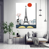 Malen nach Zahlen Paris Stadtschild