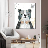 Malen nach Zahlen für Erwachsene Tiere Comic Bär